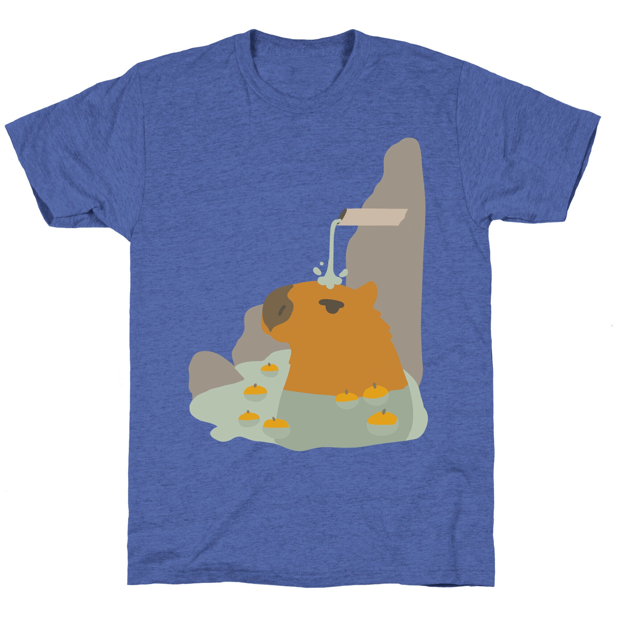 Capybara Hot Spring Unisex Triblend Tee